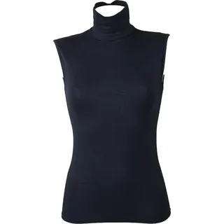 Frau Rollkragen Radler ärmellos RAGNO Stehkragen warme Viskose Unterjacke Artikel 076623 T -SOFT SM HIGH NECK, I 5 - F 46/42 - D 48 - UK 38/18 - USA M/L, Viscosa 95%,Elasthan 5%