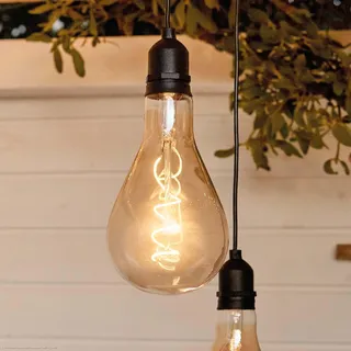Hellum A100 1-flg. Ø 10 cm goldene Glühbirne
