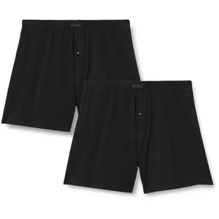 Bruno banani Herren Boxershort 2Pack Loose Fit - M - schwarz/schwarz