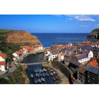House of Puzzles Puzzle 1000 Teile Stunning Staithes Landschaft