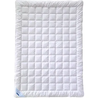 billerbeck 5106550004 Decke E40 Wash Cotton Superlight, circa 155 x 220 cm, Weiß