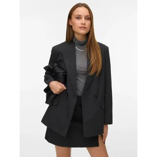 Vero Moda Bestie Loose Blazer - Dark Grey melange), - XL,