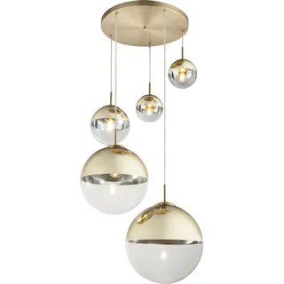 Globo Lighting Hängeleuchte Metall goldfarben, 3x E27 - Gold