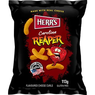 Herr's Carolia Reaper Cheese Curls 113g