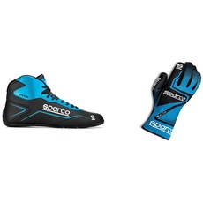 Sparco Unisex S00126944nraz Kart Boots, Schwarz, Taglia:44 EU & RUSH 2020 HANDSCHUHE GRÖSSE 10 BLACK/BLUE