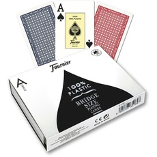 Fournier 1028940 Pokerkarten aus Doppel Kunststoff No 2826 (2 Jumbo Index)