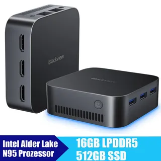 Blackview Mini-PC MP80 2023 16 GB RAM 512 GB SSD Windows 11 Pro