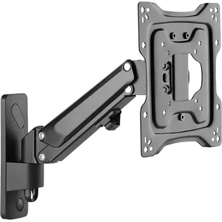 Ricoo TV Wandhalterung Fernseher Halterung für 32-55 Zoll Höhenverstellbar Gasfeder Fernsehhalterung Wand Schwenkbar Neigbar S4322 Flach Curved bis 23Kg VESA 100x100 200x100 200x200