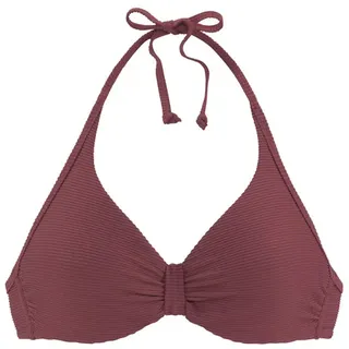 SUNSEEKER Bügel-Bikini-Top »Fancy« aus edler Strukturware, rot