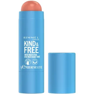 Rimmel London Kind & Free Tinted Multi Stick #002-Peachy Cheeks, 5 g