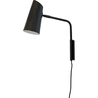 Wandleuchten Wandlampe LED Wandbeleuchtung Leselampe Wand Nachttischlampe Wohnzimmer Metall Schlafzimmer Pallas schwarz - Schwarz