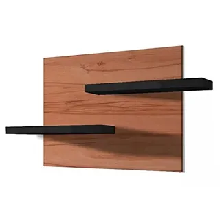 Regalwelt GmbH Wandregal, Holz, Schwarz, 110 x 60 x 15