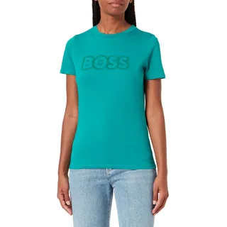 BOSS Damen C_elogo_5 Sweatshirt, Open Green393, M EU