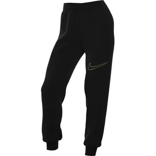 Nike Damen Hose W NSW Club FLC Shine Mr Pant, Black, FB8760-010, M