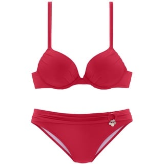 S.Oliver Push-Up-Bikini Damen rot Gr.34 Cup C