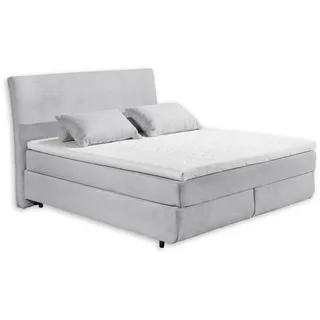 ed exciting design Boxspringbett ¦ grau ¦ Maße (cm): B: 185 H: 126