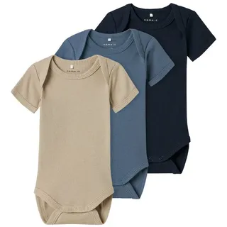 NAME IT »NBNBODY 3P Ss Solid Rib Noos