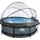 Stone Pool 244 x 76 cm inkl. Filterpumpe und Abdeckung