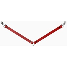 BBD Pet Products Leder-Kupplung, Einheitsgröße, 2,5 x 86,4 cm, Rot