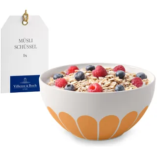 Villeroy & Boch Müslischale Fleur 430 ml Premium Porcelain Orange