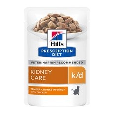 24x85g pui k/d Kidney Care Hill's Prescription Diet hrană umedă pisici
