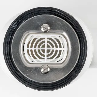 Haarsieb für Duschablauf, 1 Stück, in Weiß, kompatibel mit Viega Domoplex 6928 und 6929, Ersatz Tauchrohr Haarfänger Dusche für Ø 52 mm Domo plex Ablaufgarnitur, Haarfilter Siebeinsatz Duschabfluss