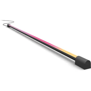 Philips Hue Play Gradient Light Tube schwarz 125cm, 1260lm, Surround-Beleuchtung, bis zu 16 Mio. Farben, einstellbare Lichteffekte, steuerbar via App, für Fernseher geeignet