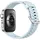 Fit 4 Pro BT 40 mm Aluminiumgehäuse silber Fluoroelastomerarmband blau One Size