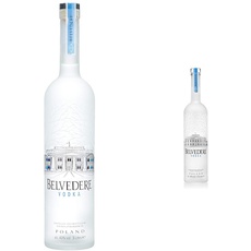 Belvedere Wodka Pure mit LED-Beleuchtung (1 x 3 l) & Wodka Flasche (1 x 1.75 l)