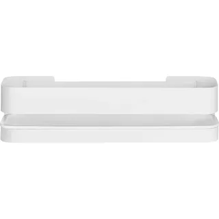 Blomus -NEXIO- Duschkorb, praktischer Halter für die Dusche, breites Gummiband im Inneren, 34 x 8 cm, Farbe White (66333)