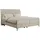 MKS Meble MKS Boxbett Milen 140/200 Beige Velvet H4 Textil H4 Rechteckig 140x200 cm Schlafzimmer Betten Boxspringbetten