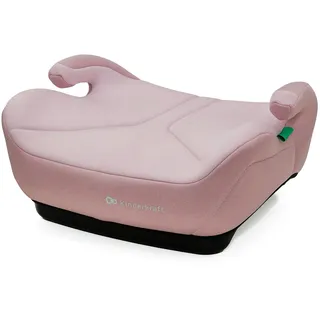 Kinderkraft I-BOOST 2 I-SIZE, Autositz, 125-150 cm, Babyschale, Sitzerhöhung für 6 bis 12 Jahre, einfache Montage, ergonomische Haltung, extra Schaumstoff, Rosa