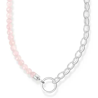 Thomas Sabo Kette mit rosa Perlen 925 Sterlingsilber