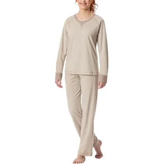 Schiesser Damen Schlafanzug Set lang weiche Baumwolle - Nightwear