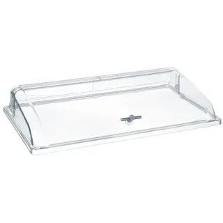 HENDI Hendi, Rolltop-Haube, Geschirrspülmaschinengeeignet, GN 1/1, Polycarbonat, 545x335x(H)95mm