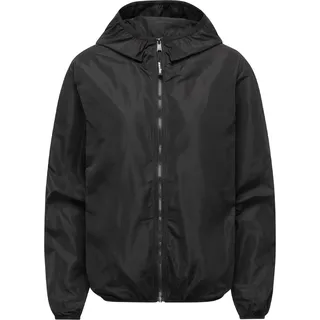Ragwear Outdoorjacke "Outdoorjacke Vinzie C" mit Kapuze Extraleichte Übergangsjacke mit Kapuze, schwarz