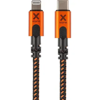 Xtorm CXX003, 1,5 m, Lightning, USB C, Männlich, Männlich, Schwarz (1.50 m), USB Kabel