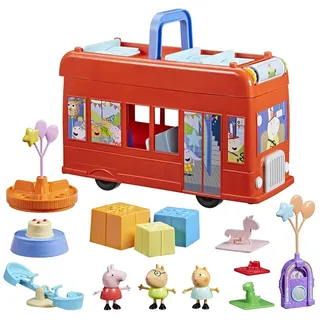 Peppa Pig 2 In 1 Partybusfigur - Multicolor - One Size