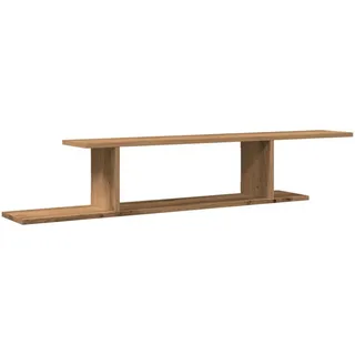 vidaXL TV-Wandregal Artisan-Eiche 125x18x23 cm Holzwerkstoff