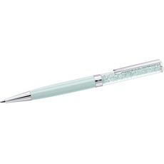 Bild Crystalline Kugelschreiber, Hellgrüner, Verchromter Stift mit Edlen Swarovski Kristallen