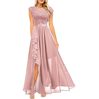 Abendkleider Elegant Für Hochzeit Lange Kleid Hochzeitsgast Damen Festliche Kleider Abschlusskleider Festlich Cocktailkleid Lang Cocktailkleider XXL Festkleider