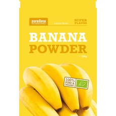 Purasana Bananenpulver Bio 250g - aromatisch, intensiv, süßer Bananenzucker