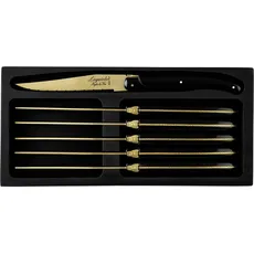 Laguiole Style de Vie Steakmesser Prestige Line, 6-teilig, Golden