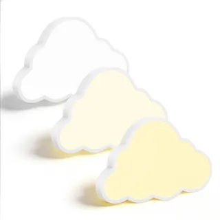 JNGLGO 48W Deckenleuchte LED Dimmbar mit Fernbedienung Ultradünne Kreative Wolken Kinderlampe Kinderzimmer Jungen Mädchen Deckenlampe