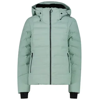 CMP Woman Ski Jacket FIX Hood jade (E421) 40