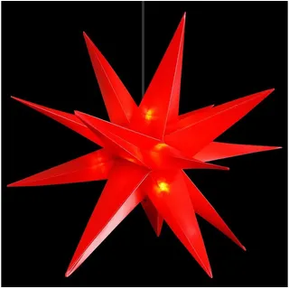 Mojawo LED Weihnachtsstern Rot Ø 25cm-MLK099R