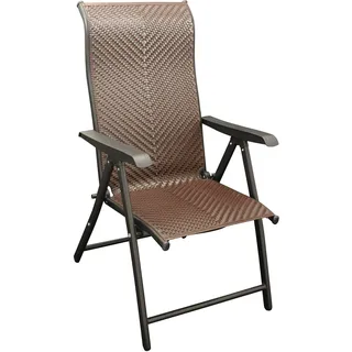 DEGAMO Klappsessel ANTIBES 57 x 109 x 108 cm braun