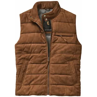 Fusion Lederweste Braun 46