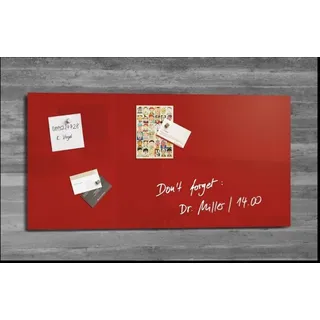 Sigel Glas-Magnettafel artverum® 91,0 x 46,0 cm rot