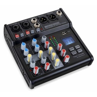 Pronomic B-403 Mini-Mixer mit Bluetooth und USB-Recording